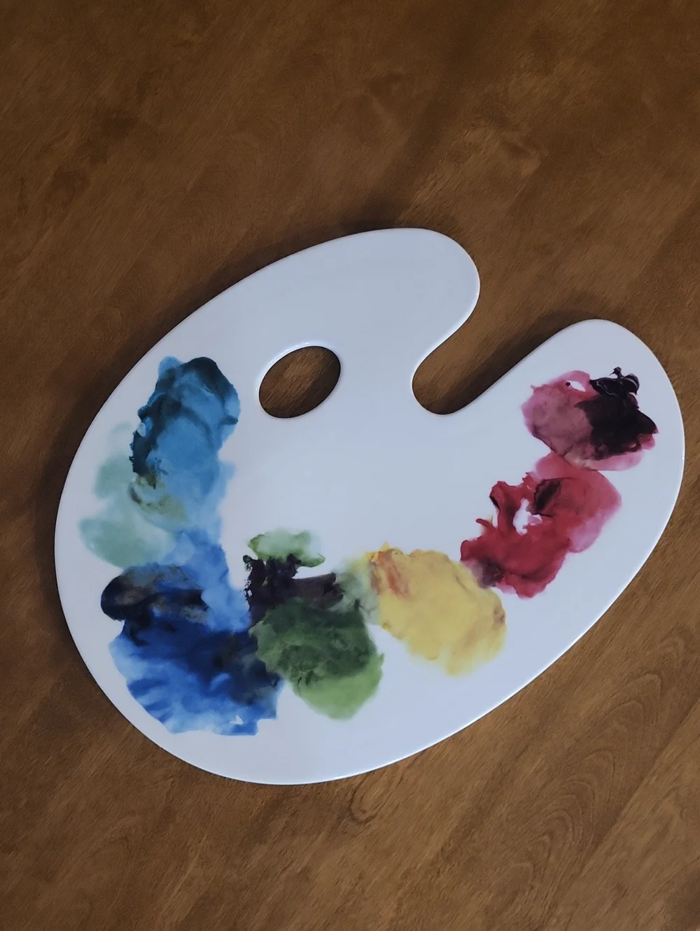 Fishs Eddy Artist Pallette Cheese Tray